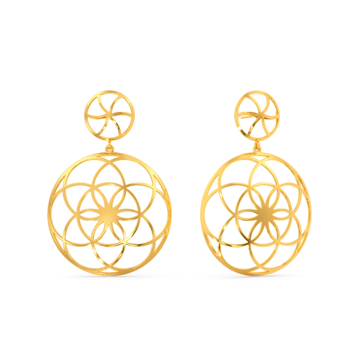 Song Of The Stars Gold Earrings