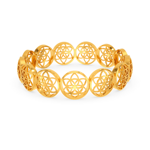 Song Of The Stars Gold Bangles