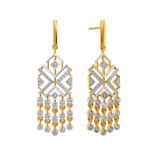 Whisper of Lace Diamond Earrings