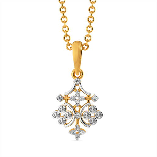Lace Core Diamond Pendants
