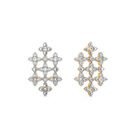 Lace Core Diamond Earrings