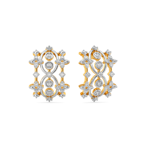 Summer Boudoir Lace Diamond Earrings