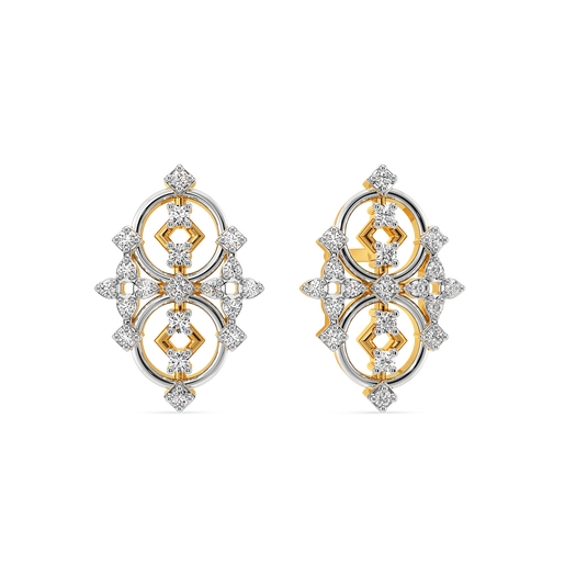 Summer Boudoir Lace Diamond Earrings
