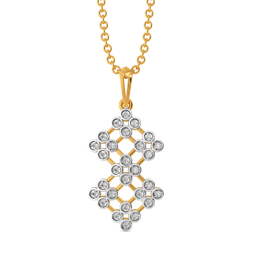 Boudoir Lace Diamond Pendants