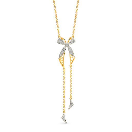 Bow Love Diamond Necklaces