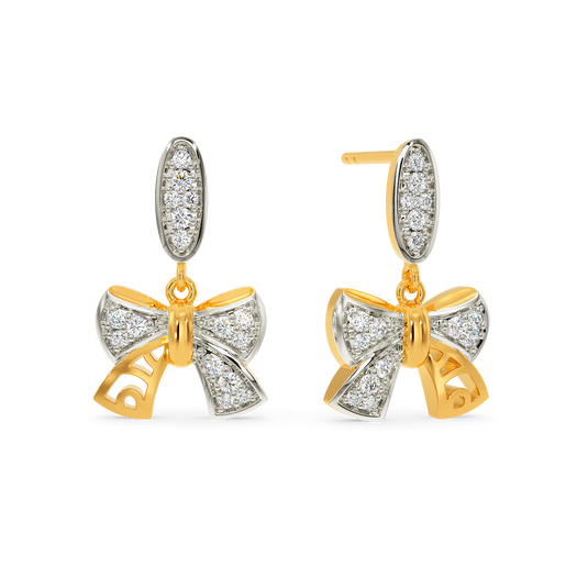 Put A Bow On Diamond Earrings