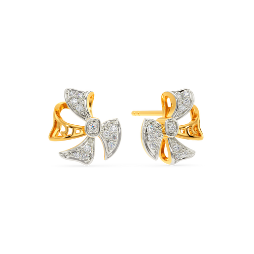 Take a Bow Diamond Earrings
