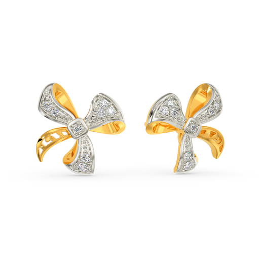 Bow Perfect Diamond Earrings