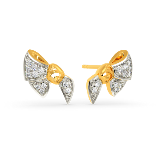 Rockabow Diamond Earrings