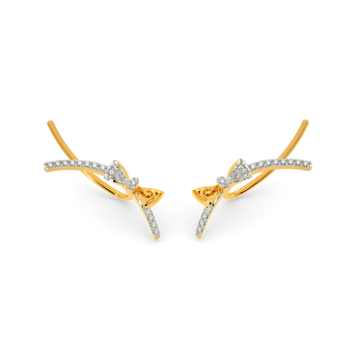 Sneak A Bow Diamond Earrings