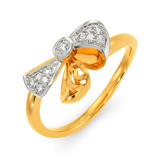 Bowing Diamond Rings