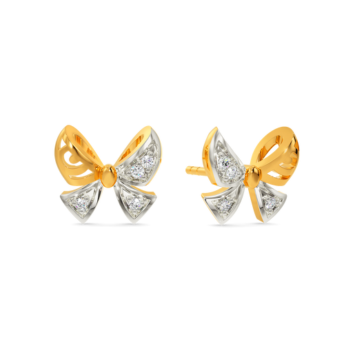 Bow Talk Diamond Earrings