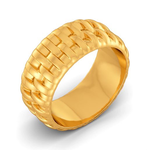 Weave Vision Gold Rings