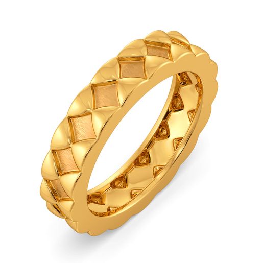 Sleek N Satin Gold Rings