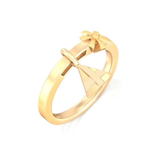 Multifaceted Gold Rings