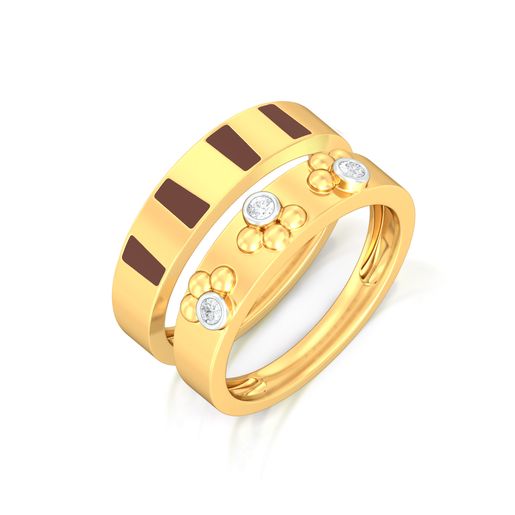 Eclectic fusion Diamond Rings