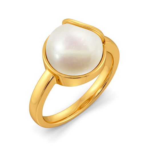 Twirl A Pearl Gemstone Rings