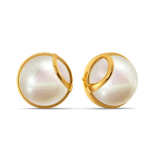 Twirl A Pearl Gemstone Earrings