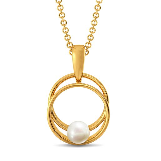 Pearl A Loop Gemstone Pendants