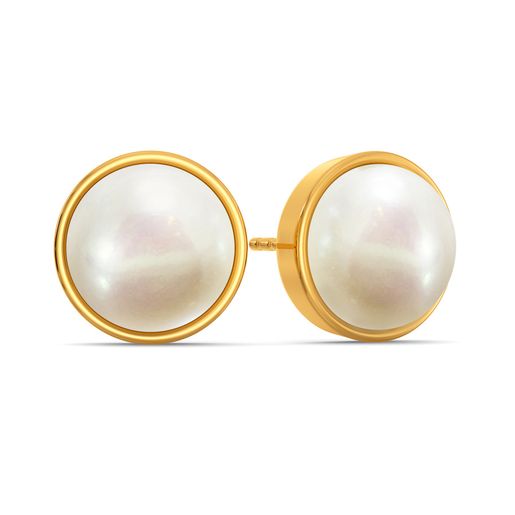 Circle of Pearls Gemstone Earrings