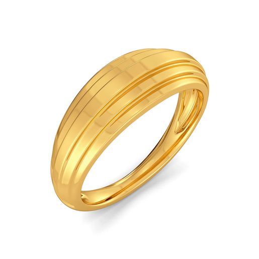 Frill Thrill Gold Rings