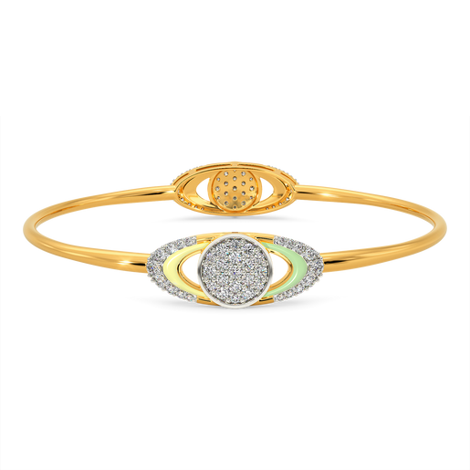 In a Scoop Mood  Diamond Bangles