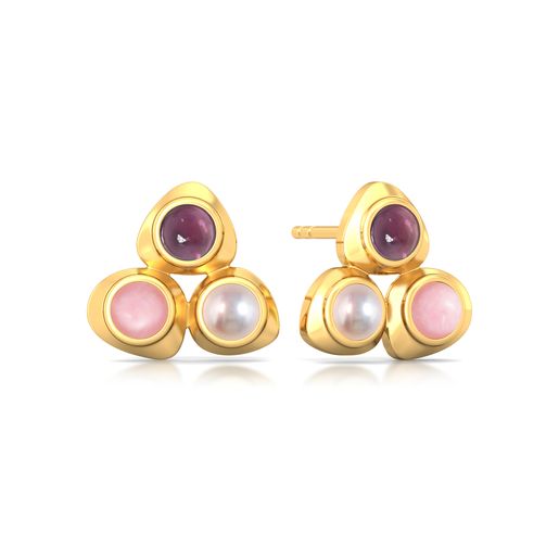 Cherry Blossom Gemstone Earrings