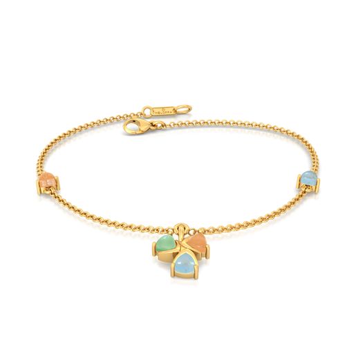 Confetti Cones Gemstone Bracelets