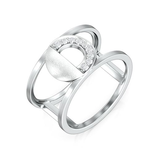 Lunar Moon Diamond Rings
