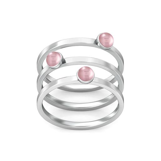 Dots & Dashes Gemstone Rings