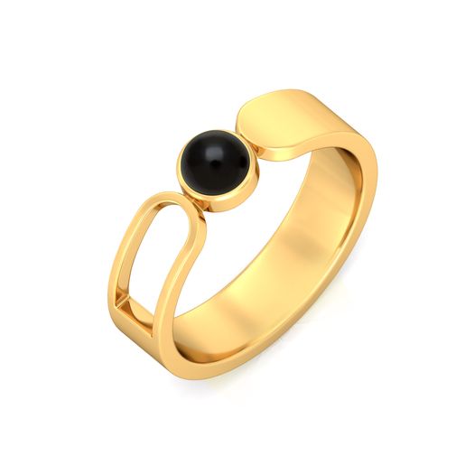 Paperclip Gemstone Rings
