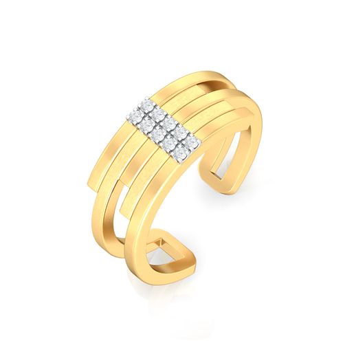 Barlesque Diamond Rings