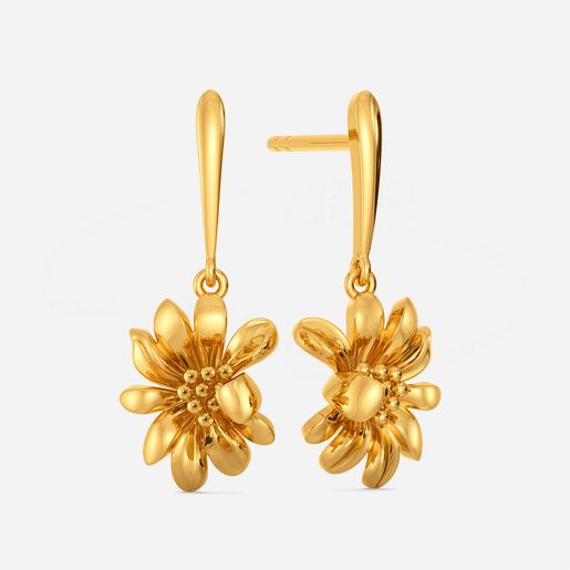 Daisy Glory Gold Earrings