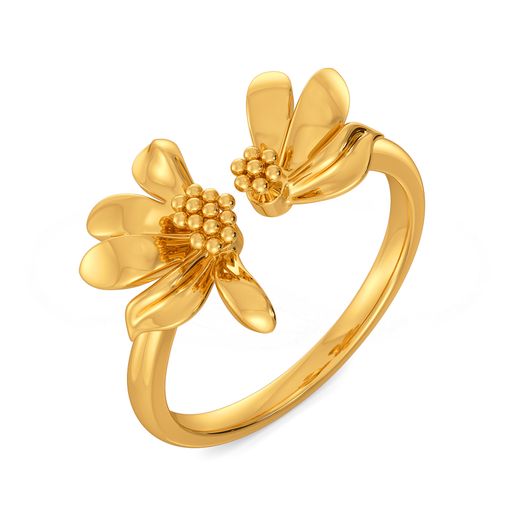 Daisy Glory Gold Rings