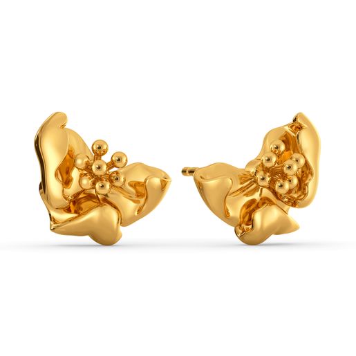 Poppy Prairie Gold Earrings