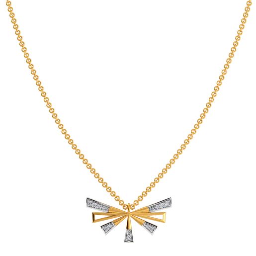 Strong Winged Diamond Necklaces