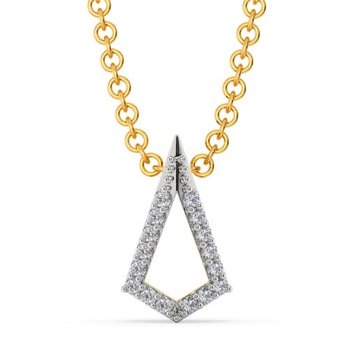 The Edgy Edit Diamond Pendants