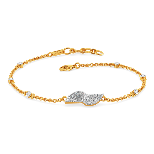 Dramatic Pleats Diamond Bracelets