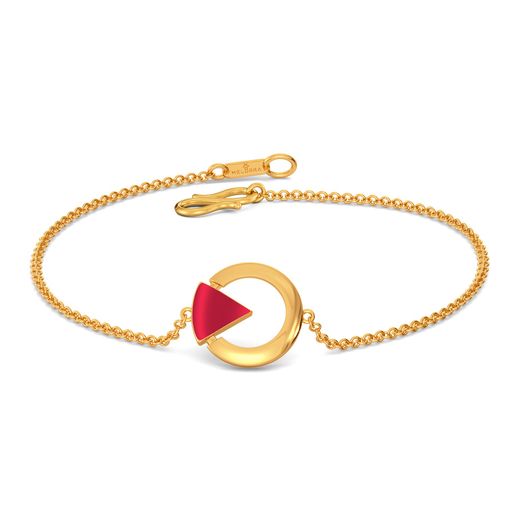 Preppy Patterns Gold Bracelets