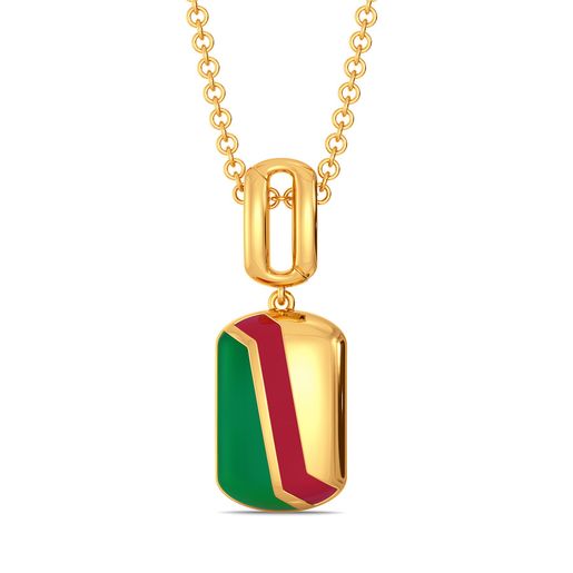 Very Varsity Gold Pendants