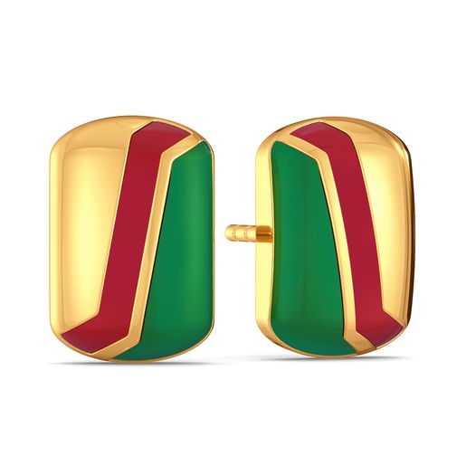 Very Varsity Gold Earrings