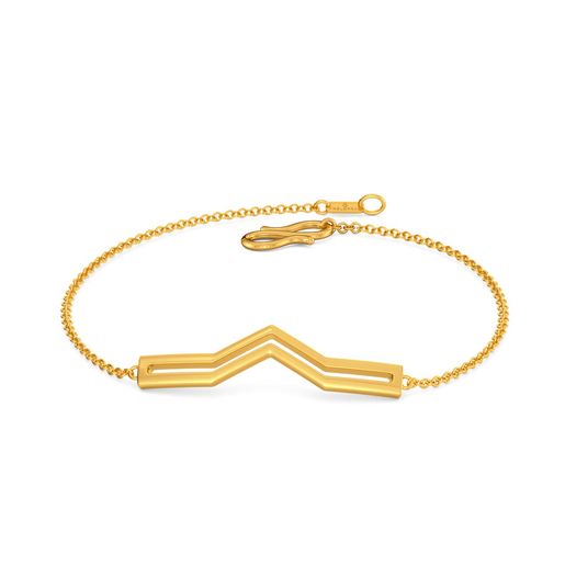 Parallel Twos Gold Bracelets
