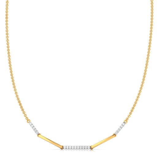 The Tripple Dash Diamond Necklaces