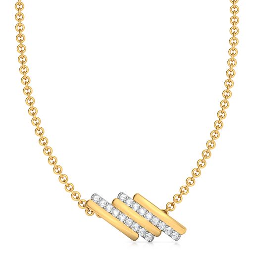 Tilt Lilt Diamond Necklaces