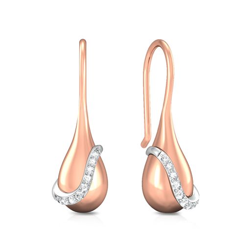Pink pout Diamond Earrings