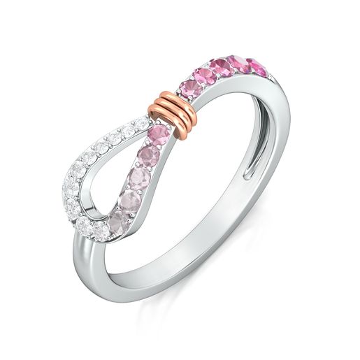 Brushed Pink Diamond Rings