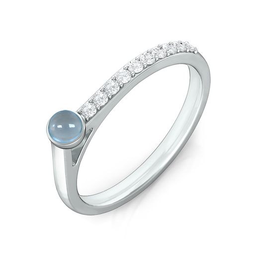 Arctic blue Diamond Rings