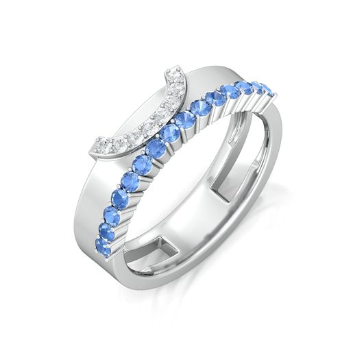 Blue lagoon Diamond Rings