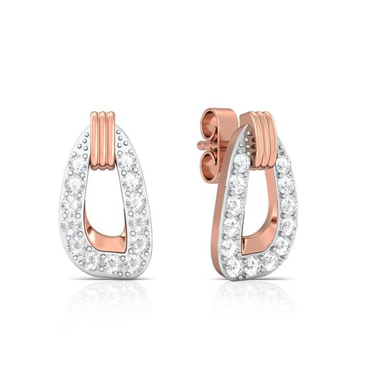 Tickled pink Diamond Earrings