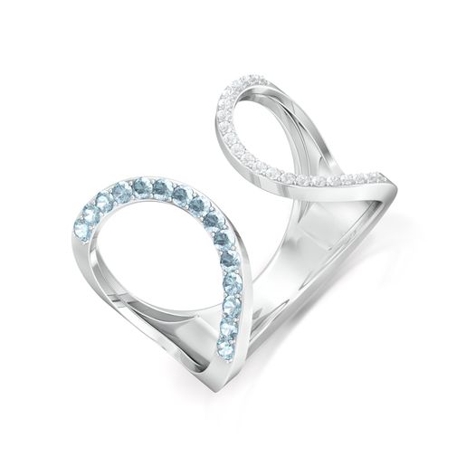 Hip Paperclip Diamond Rings